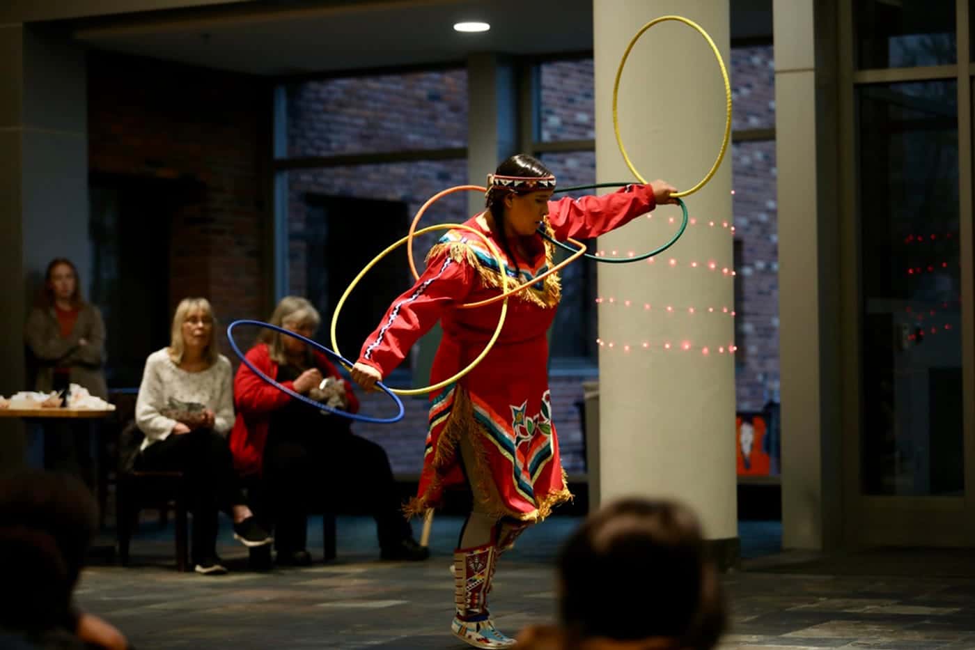 Hoop dancer Starr Chief Eagle