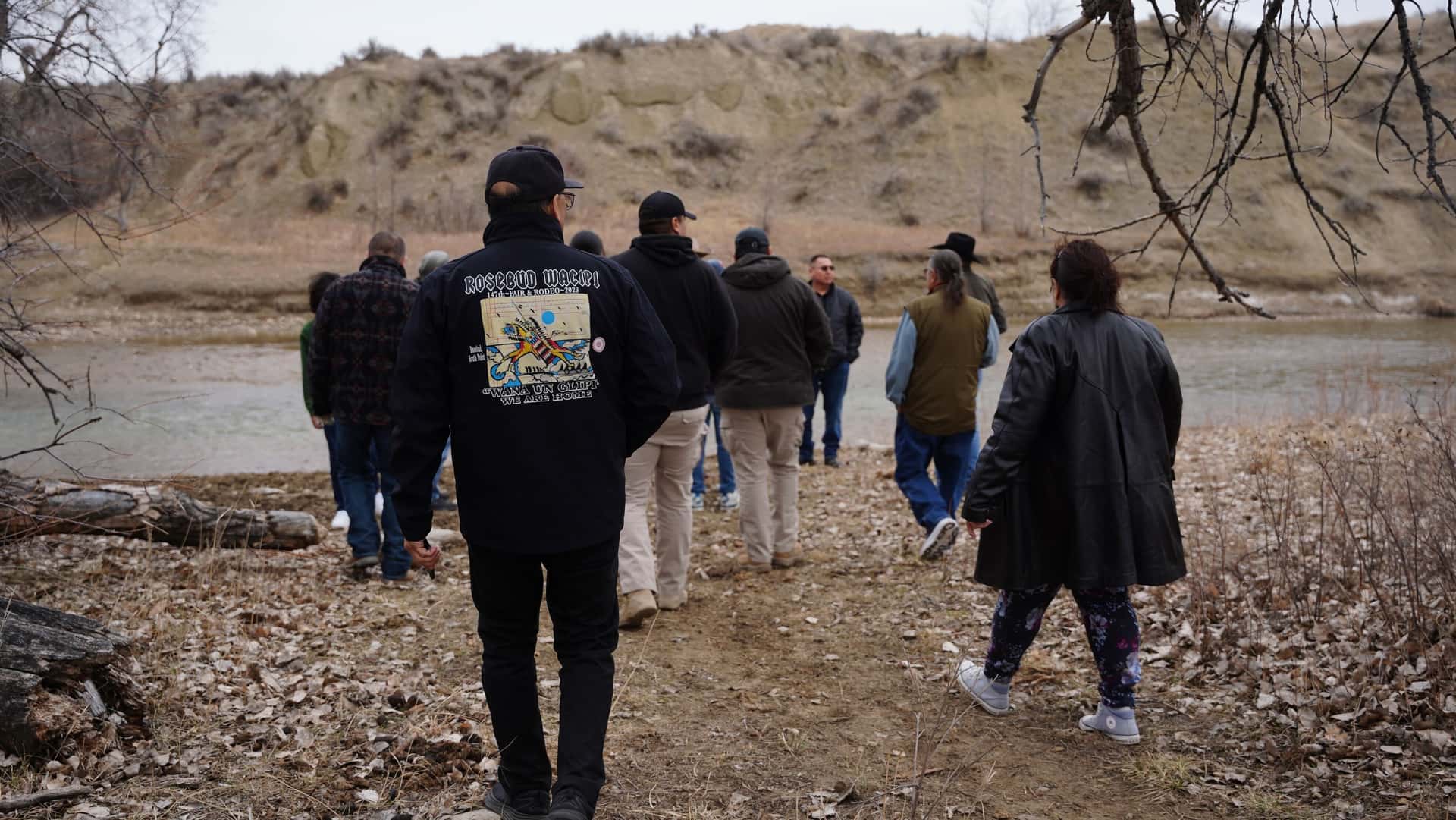 Organizers for the 150th anniversary of the Battle of the Little Bighorn discuss potential encampment along the Little Bighorn River in Montana.