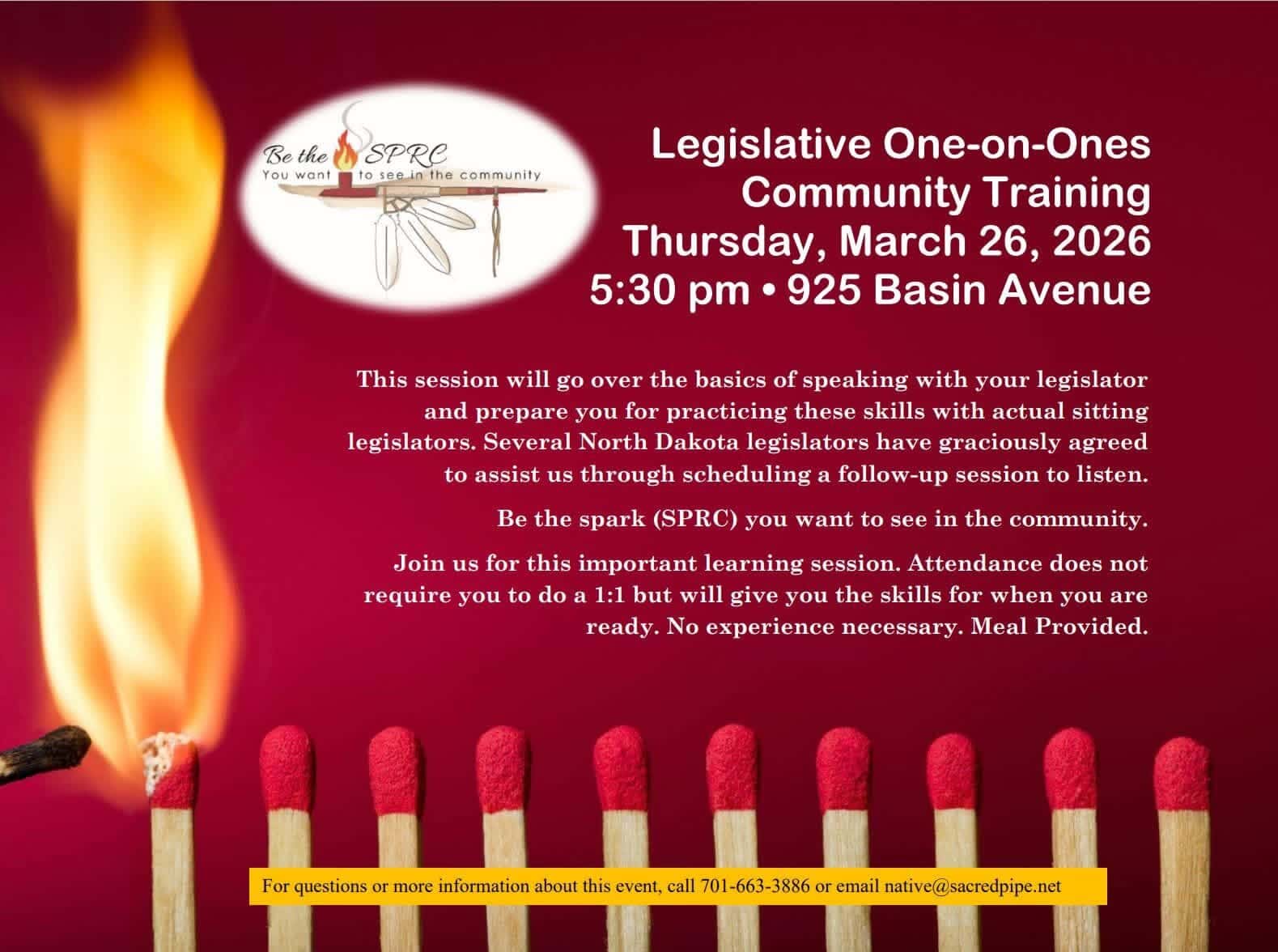 Sacred Pipe Resource Center hosts legislative training 