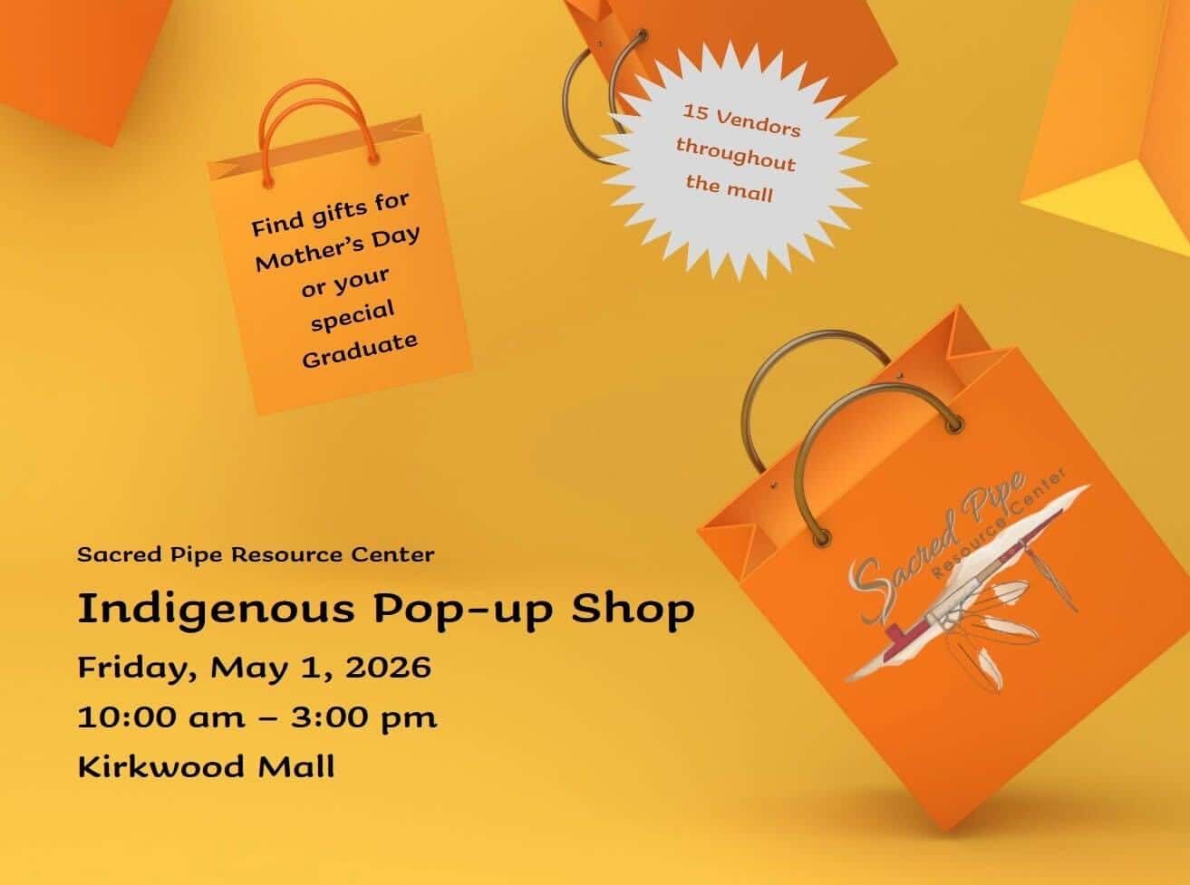 Indigenous pop-up shop set for May 1 at Kirkwood Mall