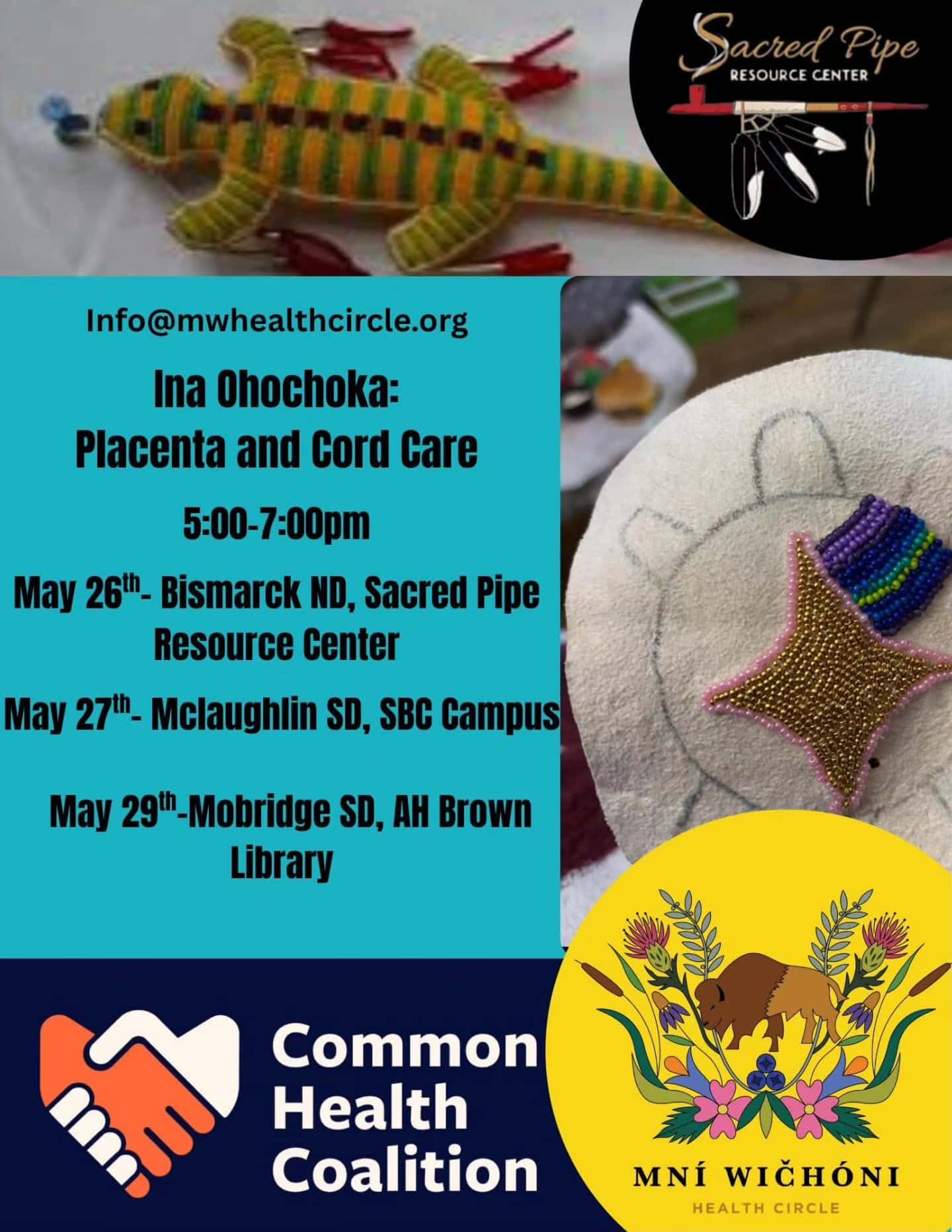 Placenta and cord care sessions planned in Bismarck, McLaughlin and Mobridge