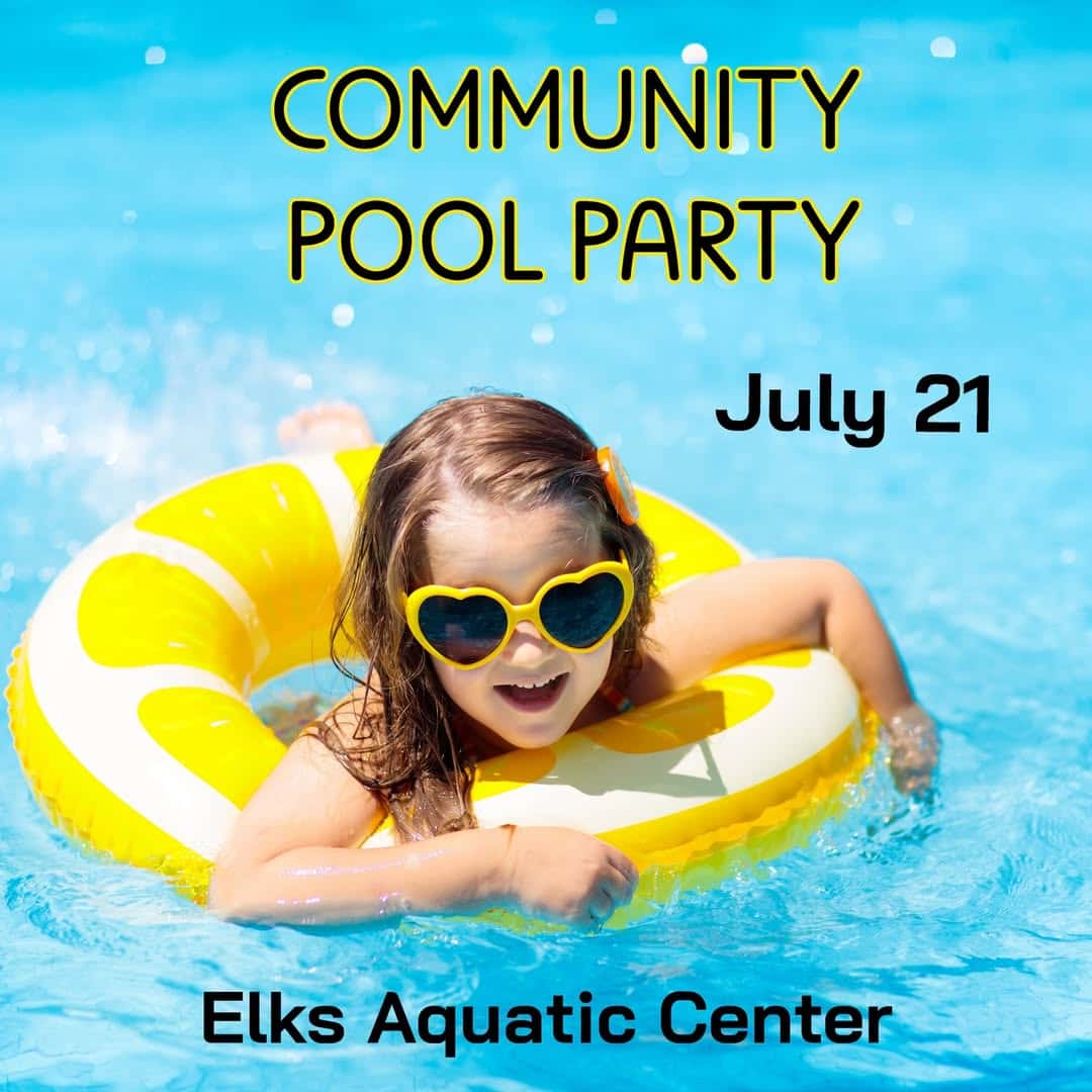 Community pool party scheduled for July 21 at Elks Aquatic Center