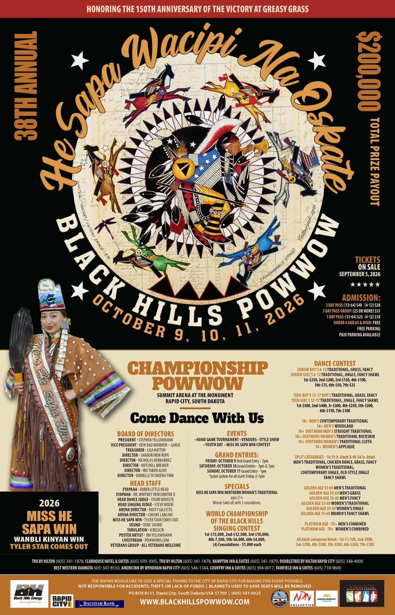 Black Hills Powwow set for October in Rapid City