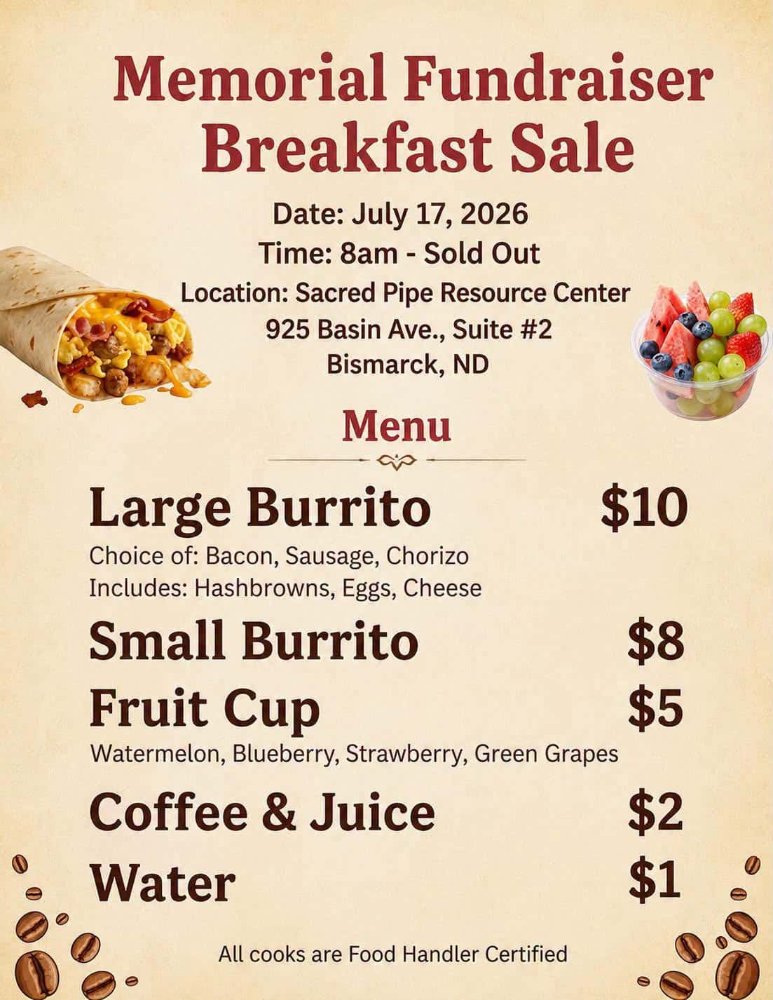 Sacred Pipe Resource Center to host memorial breakfast fundraiser Friday