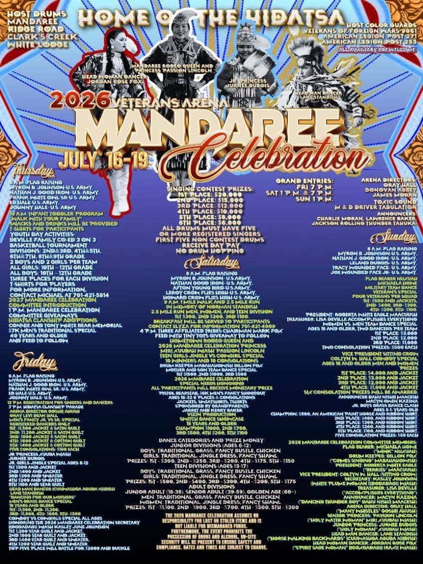 Mandaree Celebration continues through July 19 with powwow, rodeo and community events