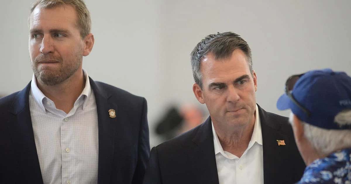 Former Cherokee Nation council member Wes Nofire hosted a GOP campaign rally on Nov. 4, 2022 for Oklahoma Gov. Kevin Stitt in Tahlequah days before the gubernatorial election. Nofire received an appointment as state Native American liaison from Stitt on Sept. 5, 2023. (Chad Hunter, Cherokee Phoenix)