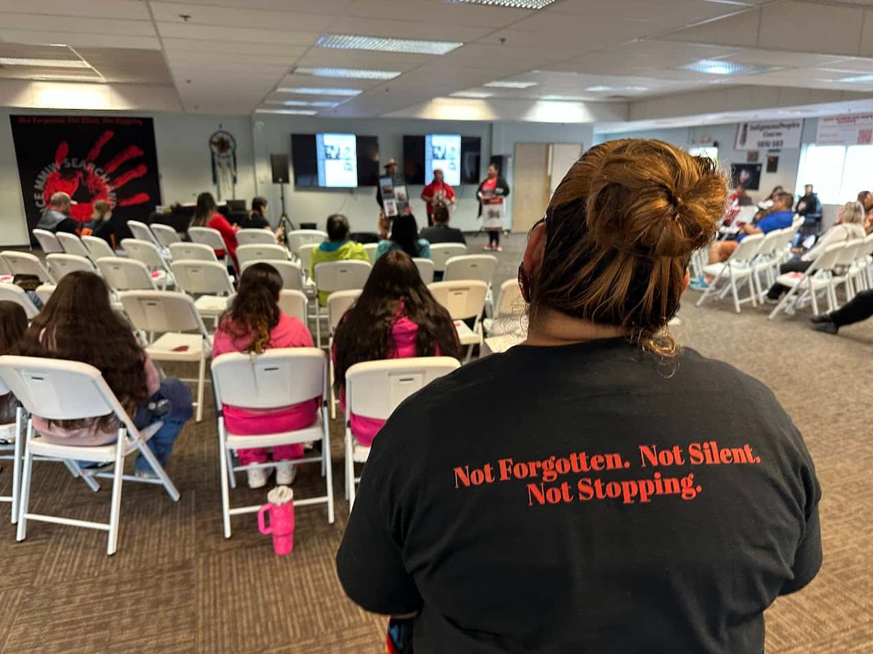 Throughout the day, audience members listened to speakers share their stories of loss and frustration.