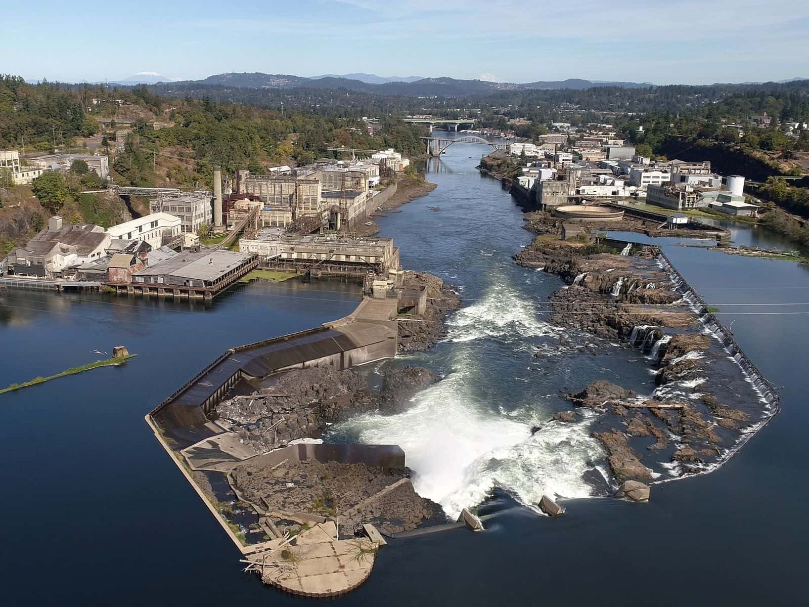 Blue Heron paper mill demolition