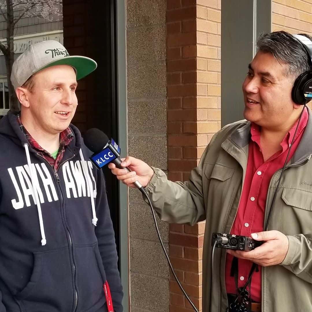 Brian Bull interviewing