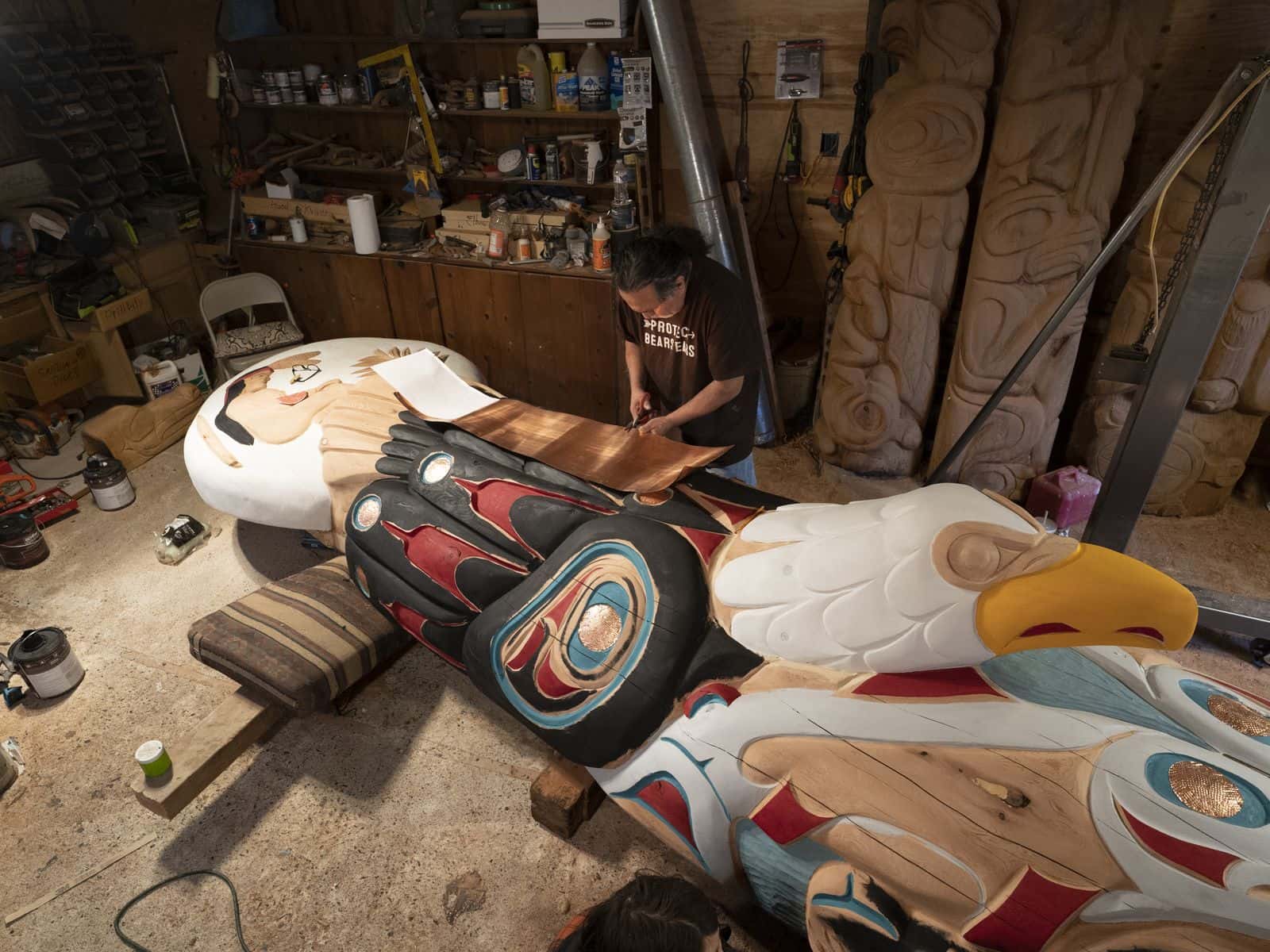 Totem pole to be carried across the United States.