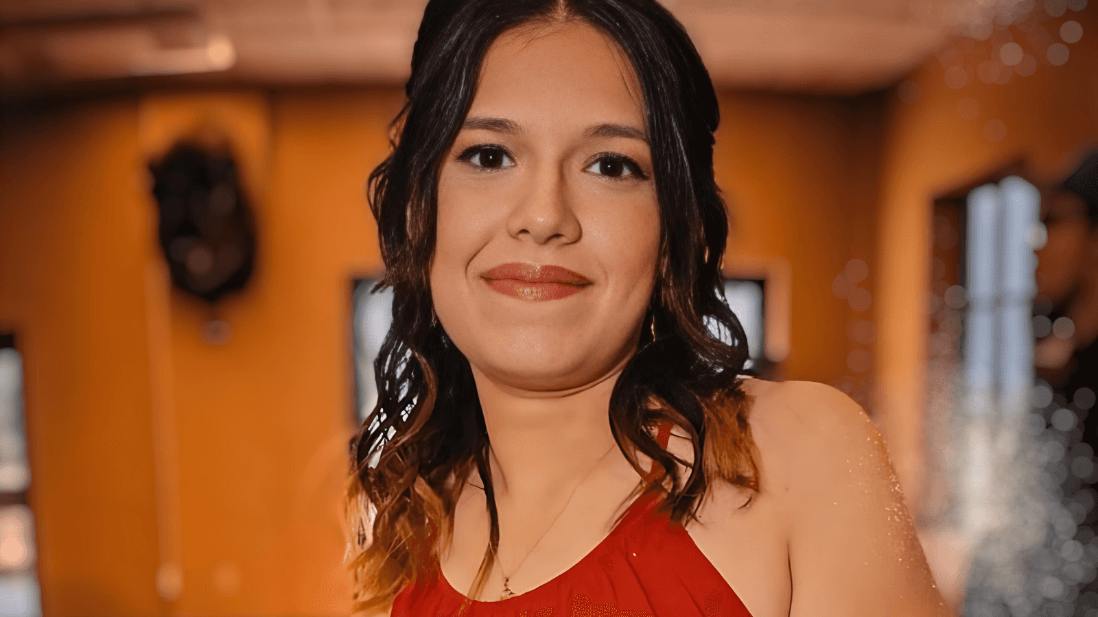 Alexia De La Cerda at a friend’s wedding in Fort Yates, North Dakota, Saturday, July 20, 2024. (Photo credit: Justin Deegan)