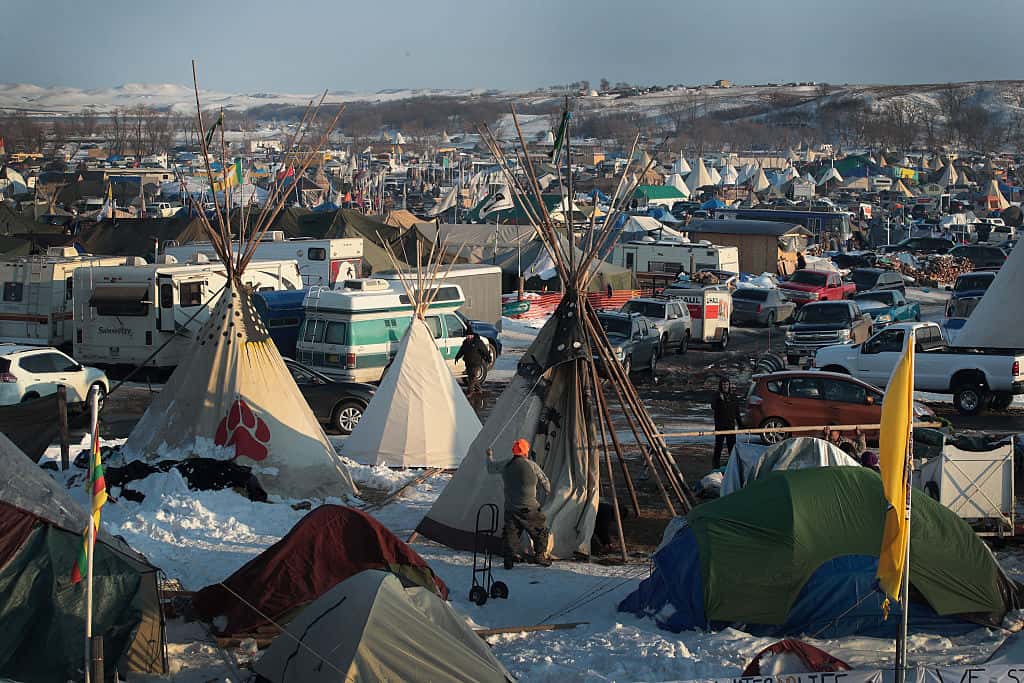 Protests Continue At Standing Rock Sioux Reservation Over Dakota Pipeline Access Project