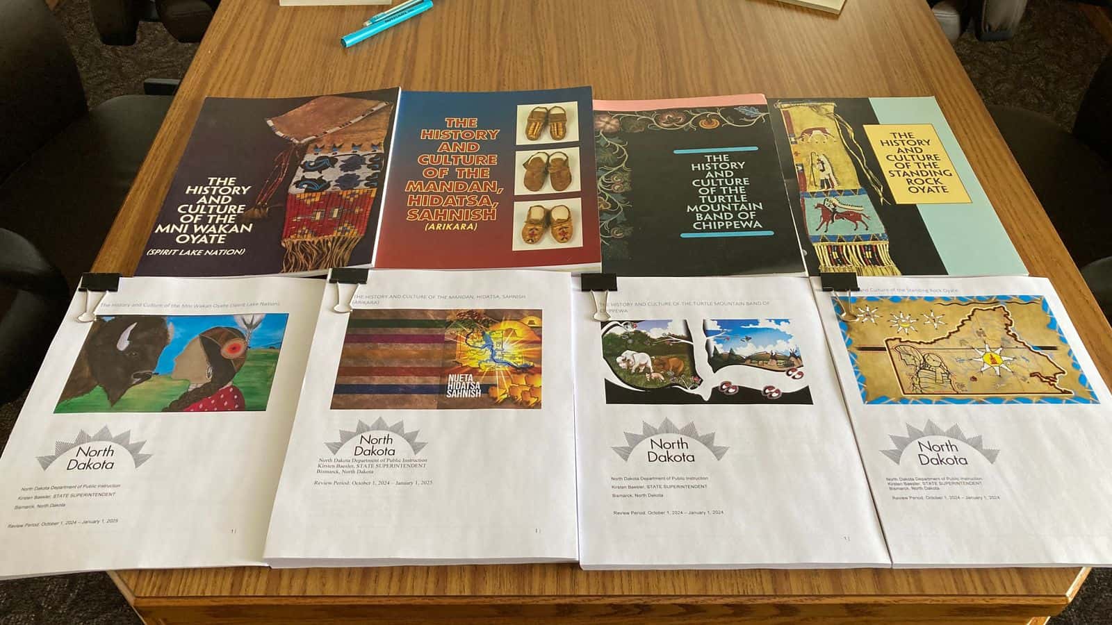 The Department of Public Instruction will release the updated North Dakota Tribal History & Culture guides next fall for the 2025-2026 school year. The updated version will add 30 pages to the books with more contemporary, modern information for each of the four Tribal curriculum guides.