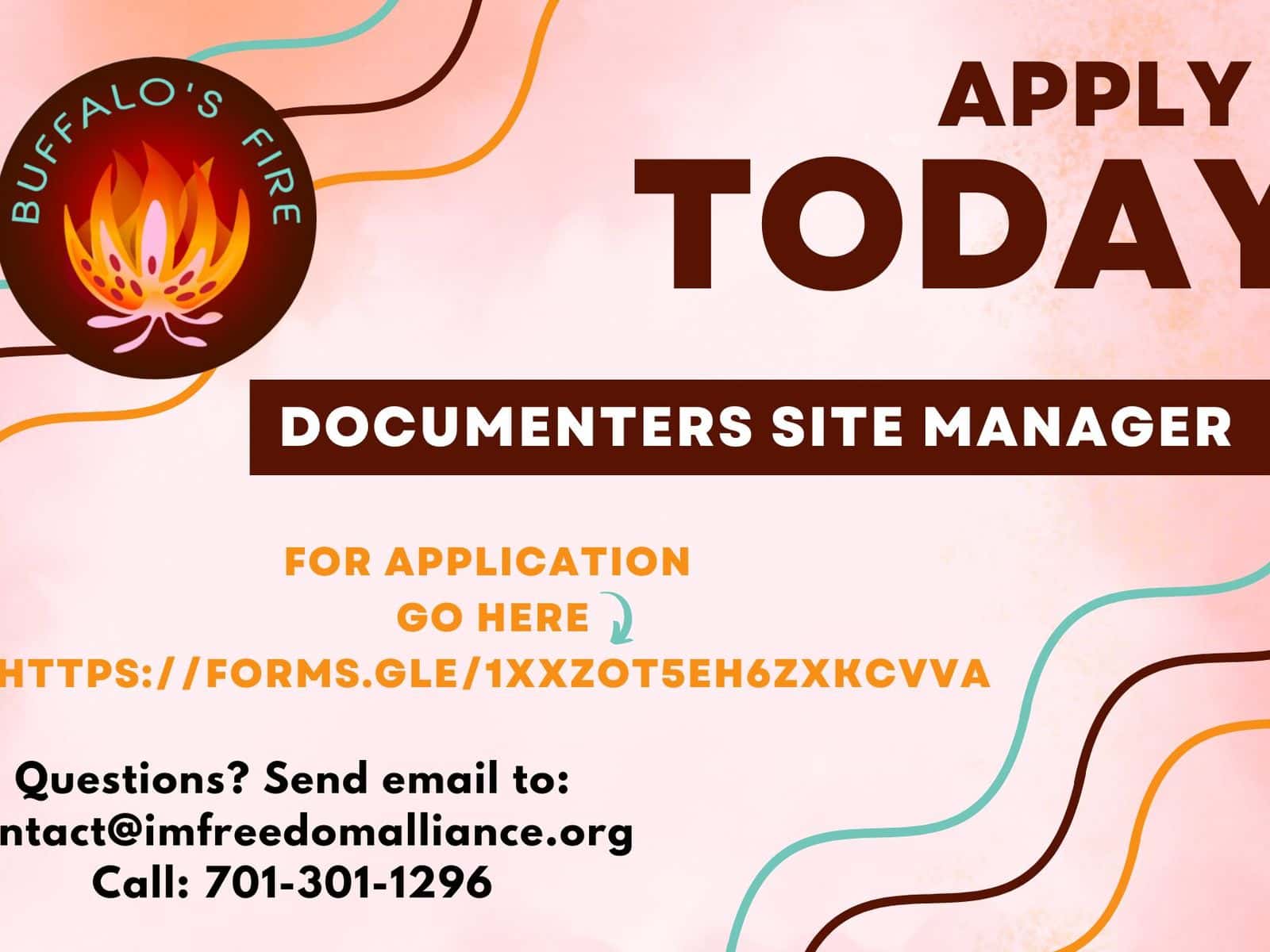 Hiring Doc Site Manager Flyer for social