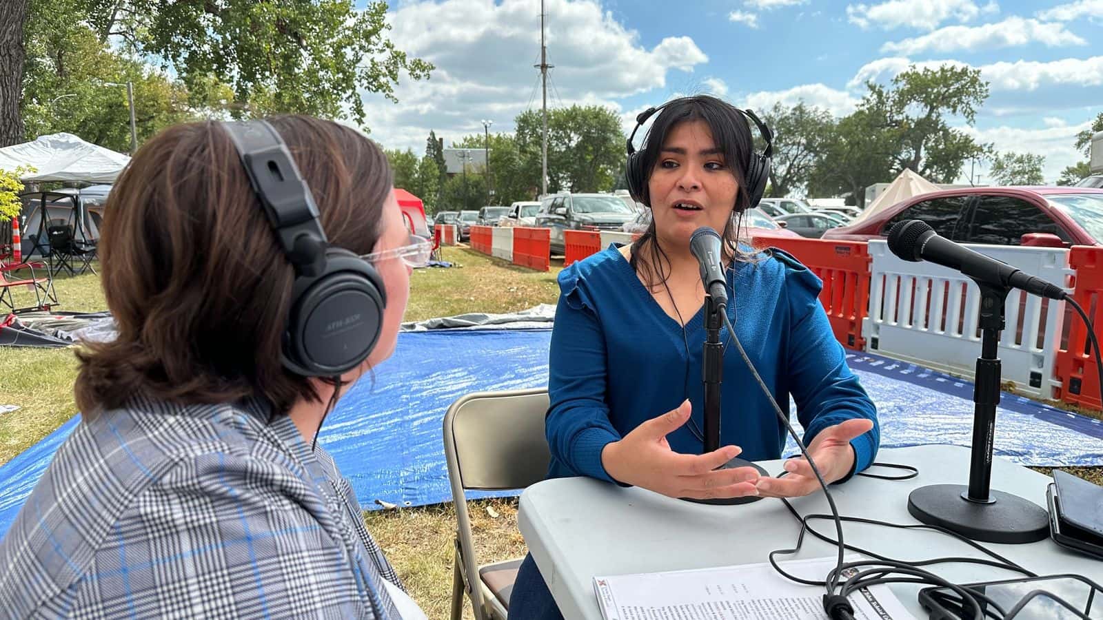 Daniela Aki with Ann Alquist. (Sept. 6.) (Buffalo’s Fire Photo/Brian Bull)