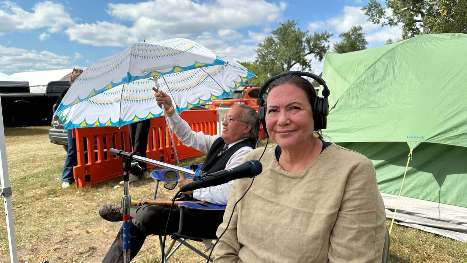 Jodi Rave Spotted Bear, founder and editor in chief of Buffalo's Fire. (Sept. 6.) (Buffalo’s Fire Photo/Brian Bull)
