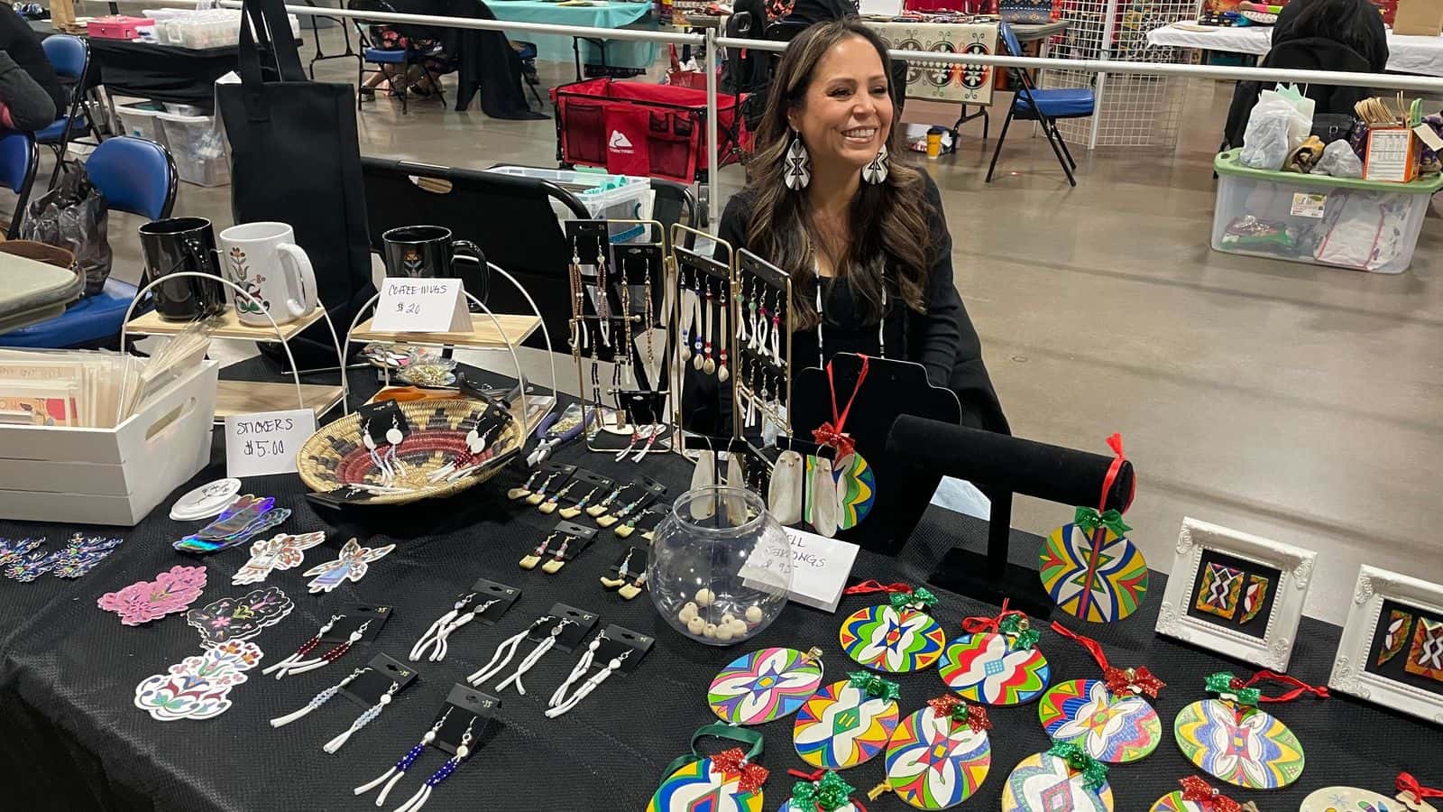 Holly Young quit her job to become a full-time mixed media artist in 2013. Photo credit/ Adrianna Adame