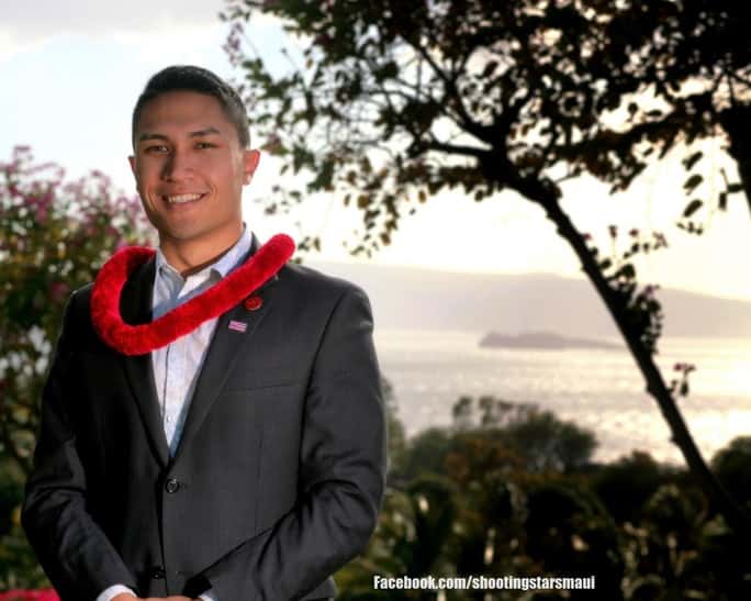 Kaniela Ing campaigns on Indigenous values. (Campaign photo via Facebook).