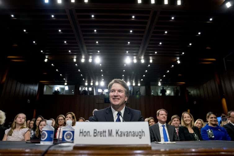 President Donald Trump’s Supreme Court nominee, Brett Kavanaugh.
AP Photo/Andrew Harnik