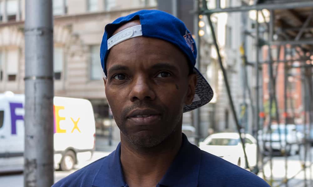 Omar Burley, 47, was imprisoned for more than seven years after his arrest by corrupt Baltimore police officers. He, like many others arrested by the officers, pleaded guilty to the charges in exchange for a lighter sentence even though he was innocent. Capital News Service Photo by Alex Mann.