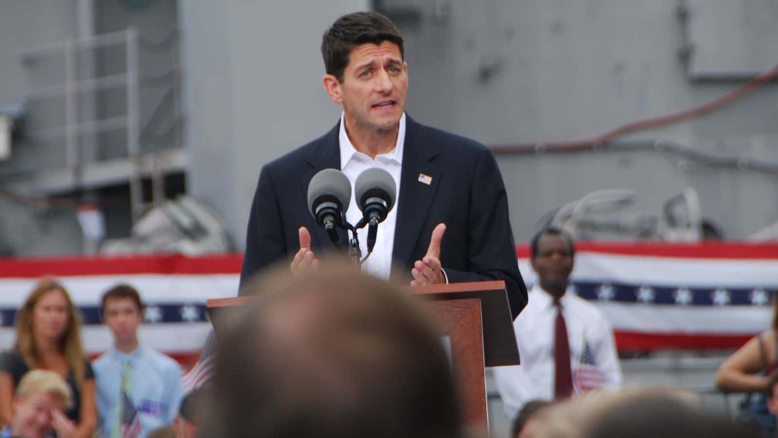 House Speaker Paul Ryan said he will not run for re-election. His legacy includes a massive spending while calling for smaller government. (Photo by Vince Schilling / Indian Country Today)