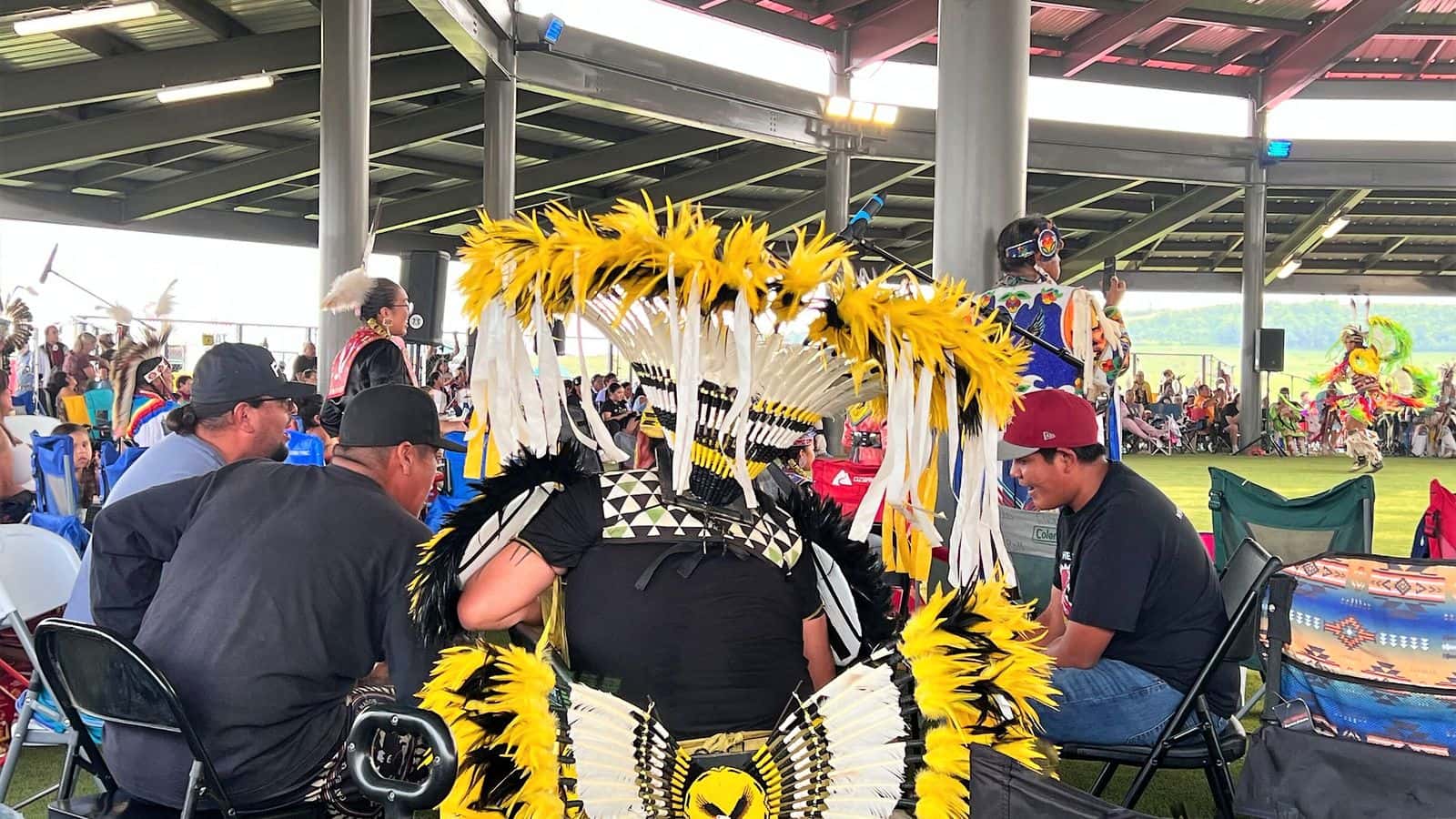 Men and women competed in different categories for the competitions. Photo by Jodi Rave Spotted Bear