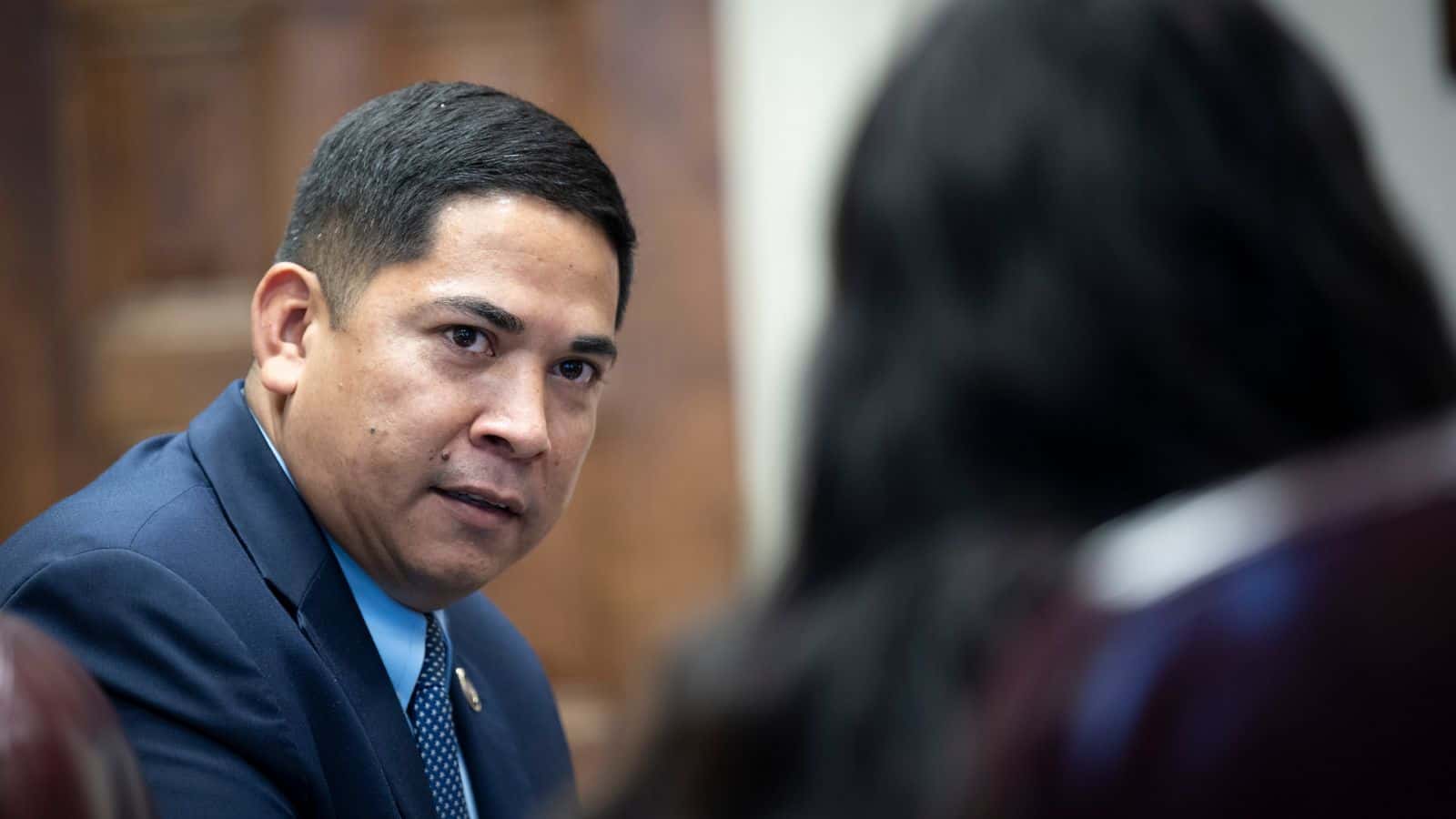 Rudy Soto at the Department of Agriculture in Washington in 2023 (USDA photo by Tom Witham)