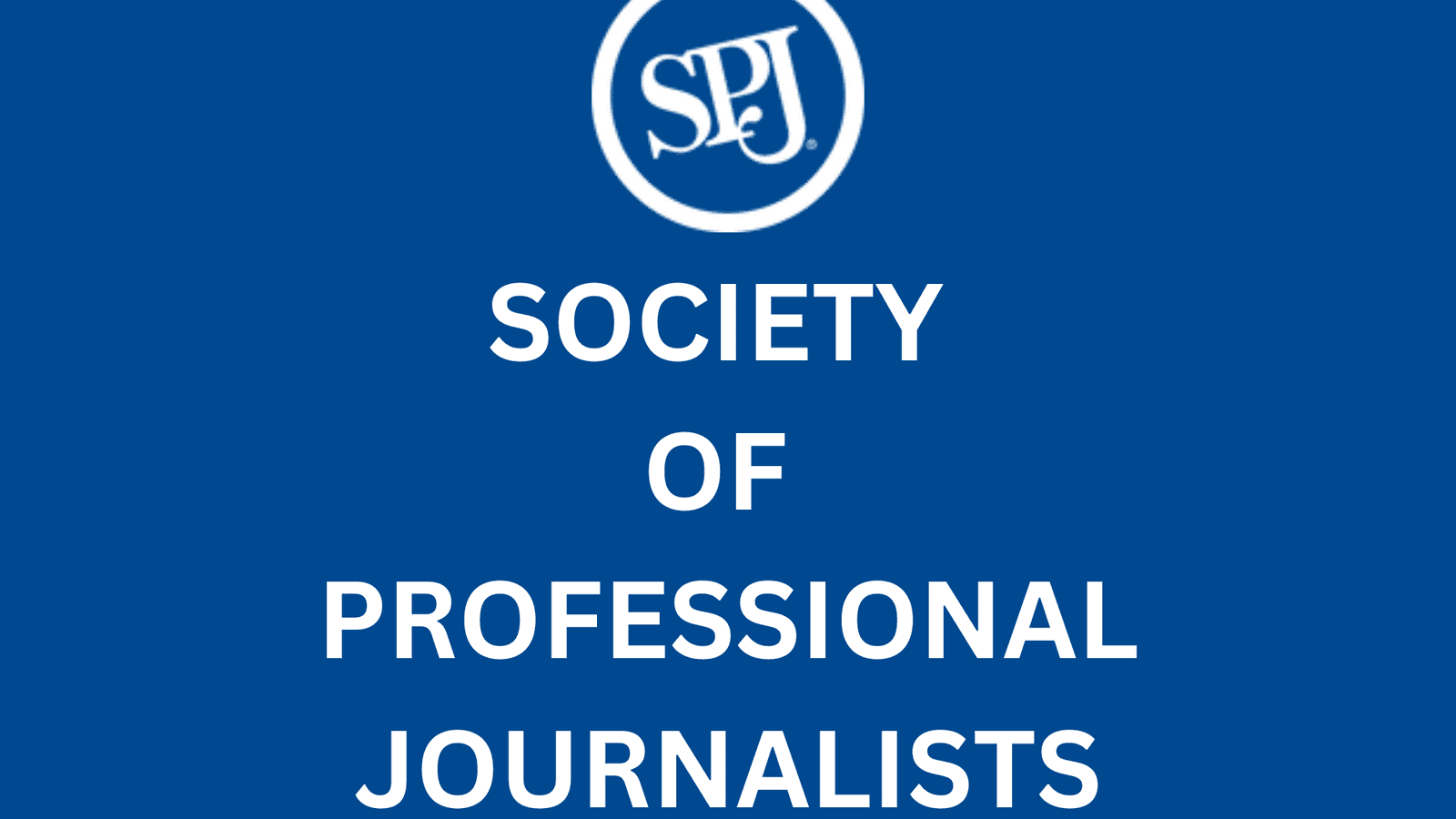 Society of Professional Journalists (Logo and Typography: SPJ website)
