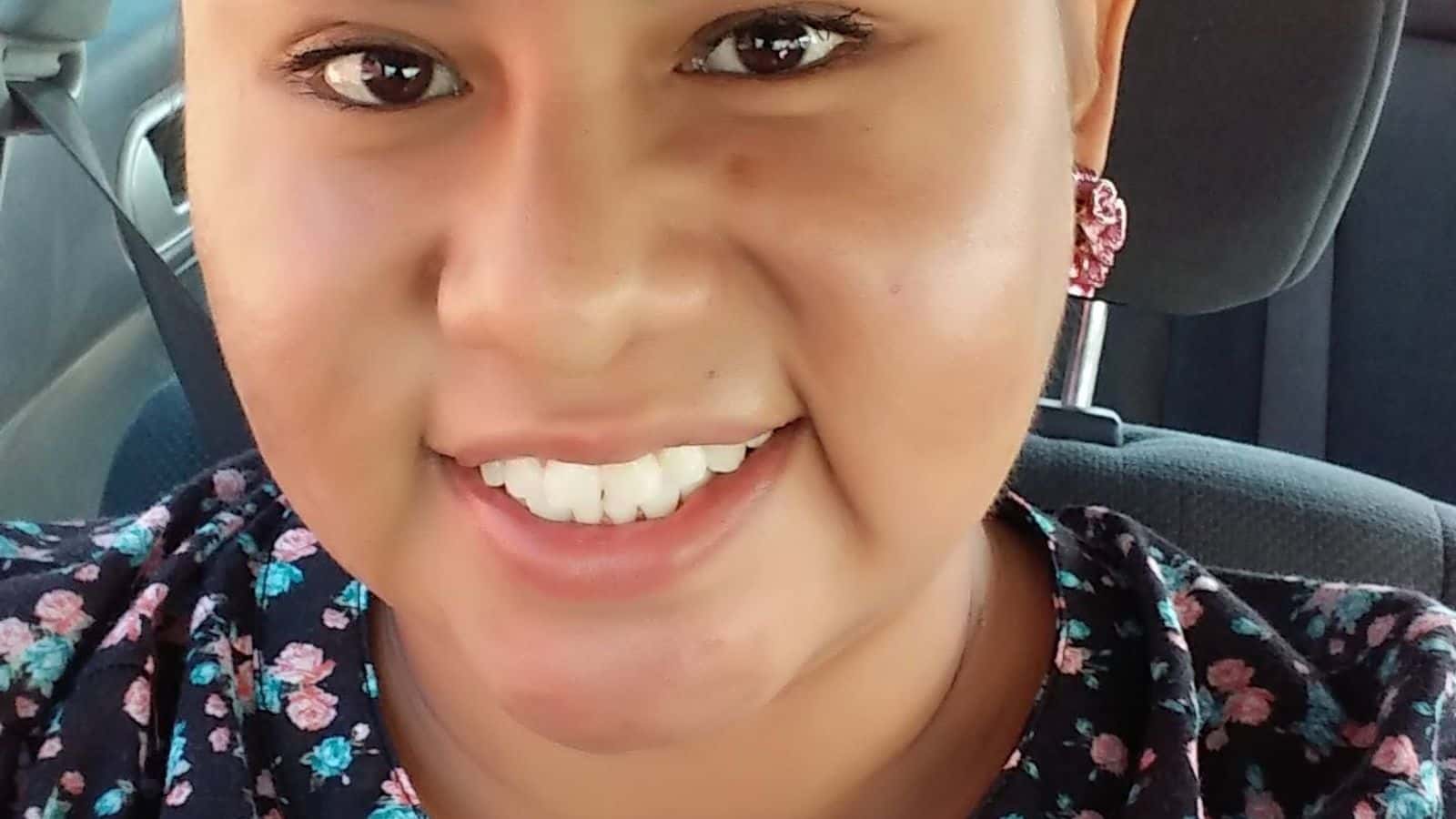 Sheena Between Lodges is seen in a photo shared on social media. The 32-year-old Lakota woman was brutally beaten in South Dakota and is fighting for her life.