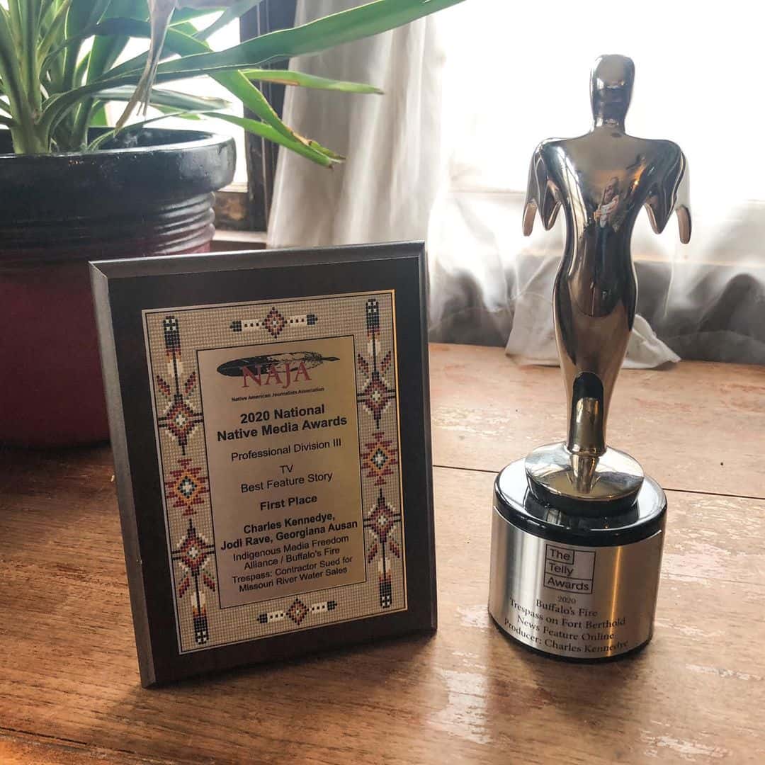 The National Native Media Award and Telly Award received by Buffalo's Fire.