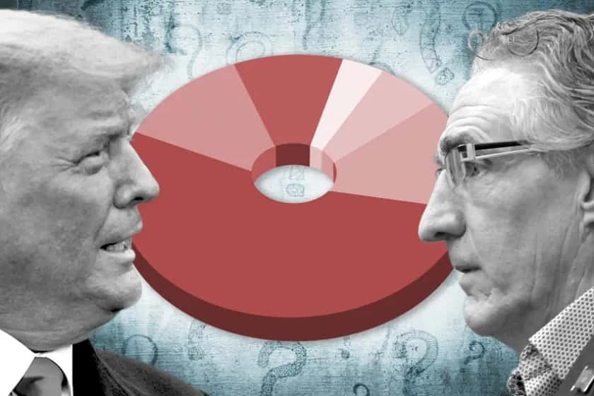 North Dakota Republican voters will choose their candidate among a crowded field that includes former President Donald Trump and Gov. Doug Burgum in the presidential nominating race. Photo credit/ Fargo Forum