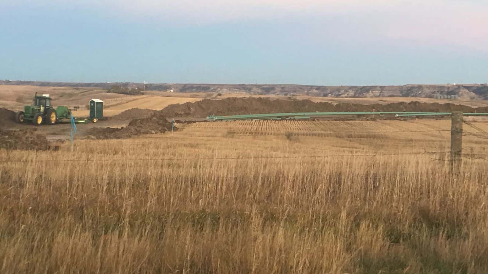 The installation of new pipelines has been a common activity on the Fort Berthold Reservation in North Dakota prompted by drilling of the Bakken and Three Forks oil shale formations.