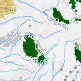 Map of the southern theater of the Great Sioux War