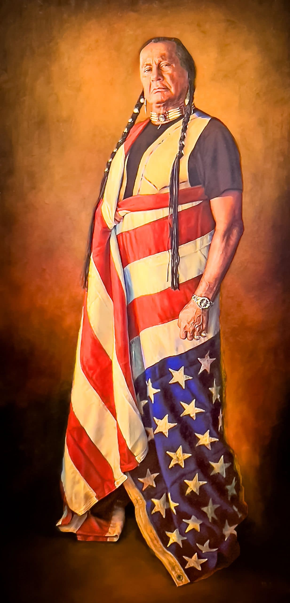 Russell Means (1939-2012) National Portrait Gallery Washington (DC)