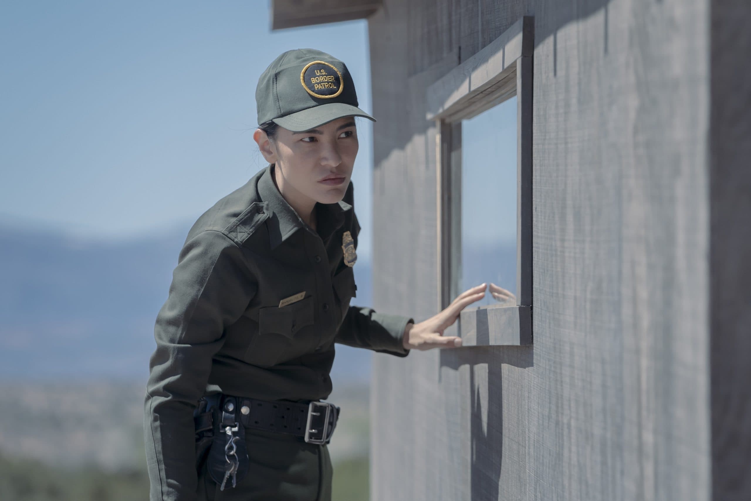 Bernadette Manuelito (Jessica Matten), a Navajo police sergeant who became a U.S. Border Patrol agent, runs afoul of a trafficking operation in Season 3 of “Dark Winds.”