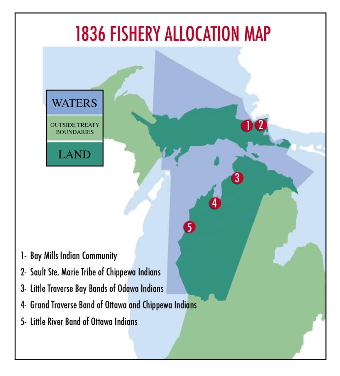 The Chippewa Ottawa Resource Authority (CORA) manages the fishery in the 1836 Treaty waters.