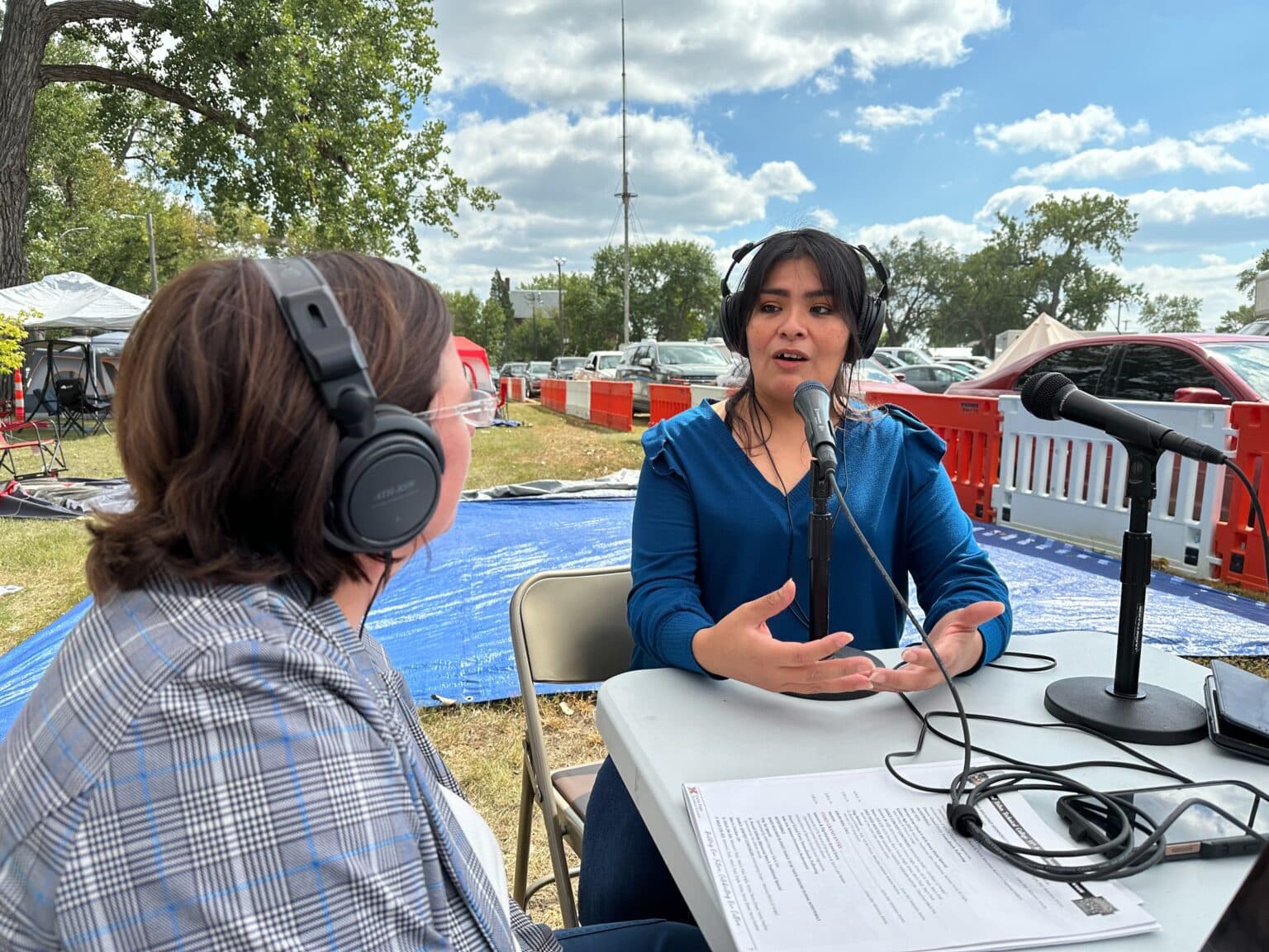 Daniela Aki with Ann Alquist. (Sept. 6.) (Buffalo’s Fire Photo/Brian Bull)