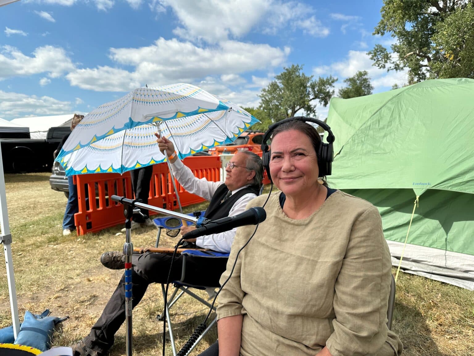 Jodi Rave Spotted Bear, founder and editor in chief of Buffalo's Fire. (Sept. 6.) (Buffalo’s Fire Photo/Brian Bull)