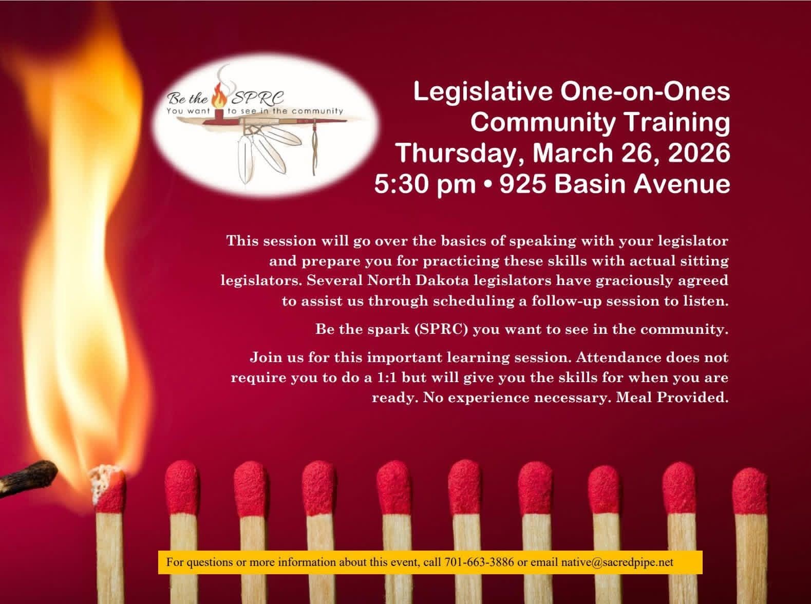 Sacred Pipe Resource Center hosts legislative training 