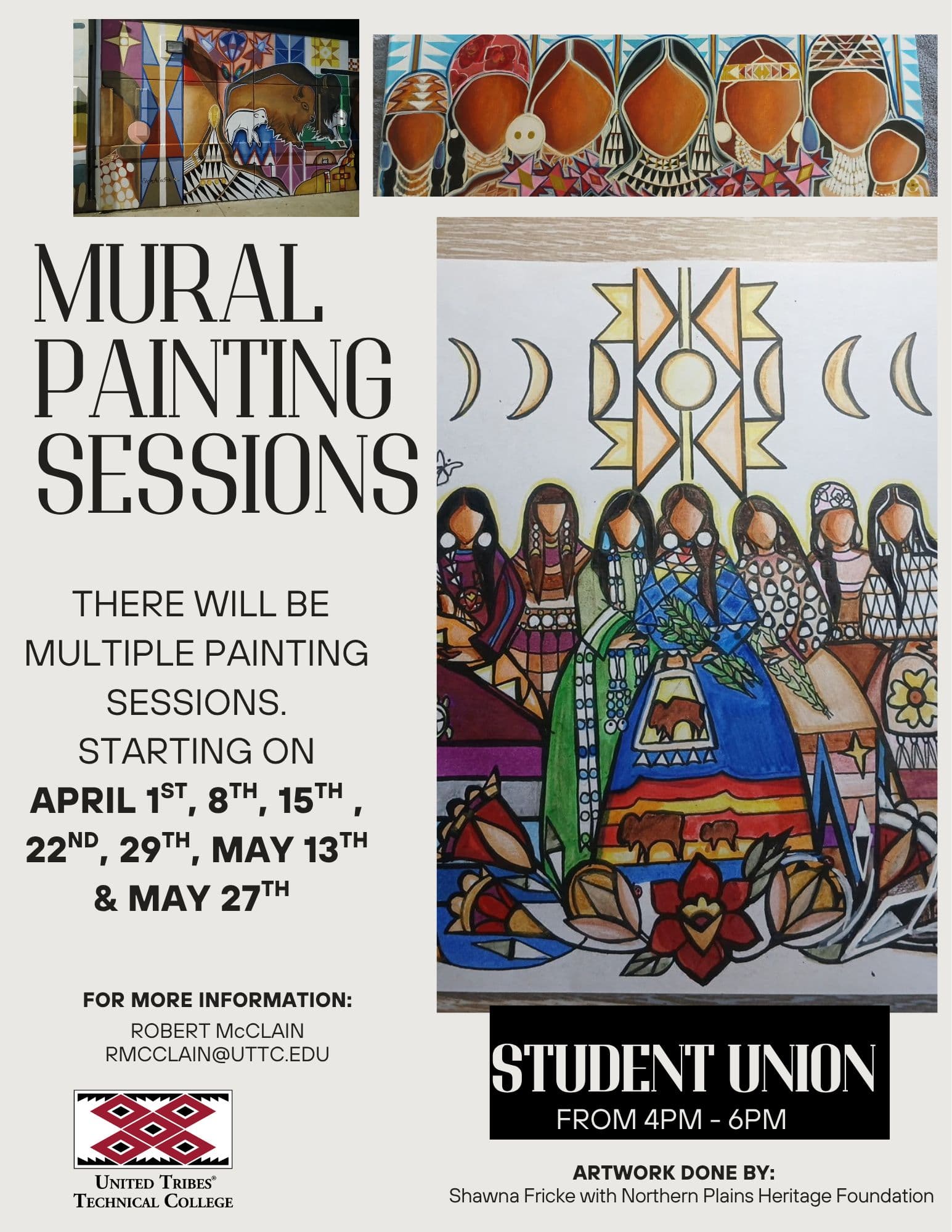 UTTC to host mural painting sessions in April and May