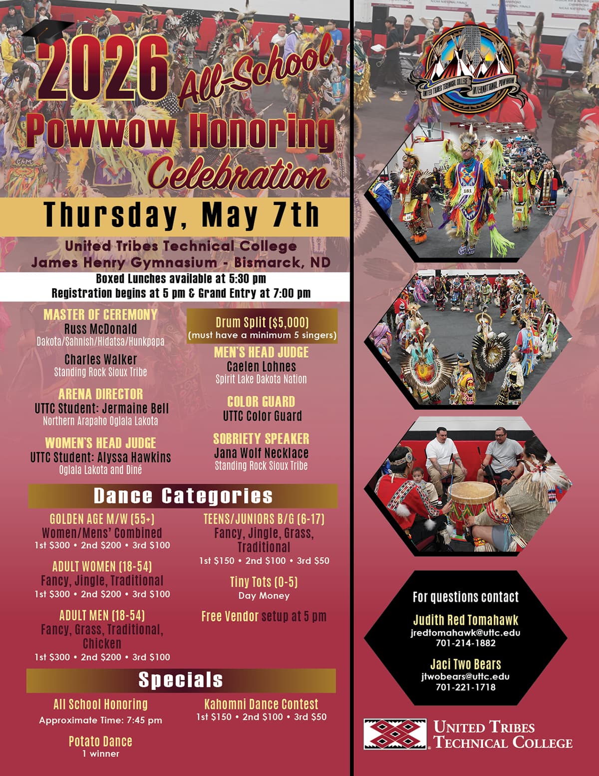 UTTC to host all-school powwow honoring celebration May 7