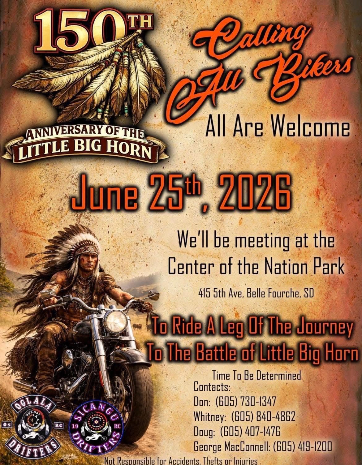 Biker ride planned for Little Big Horn anniversary