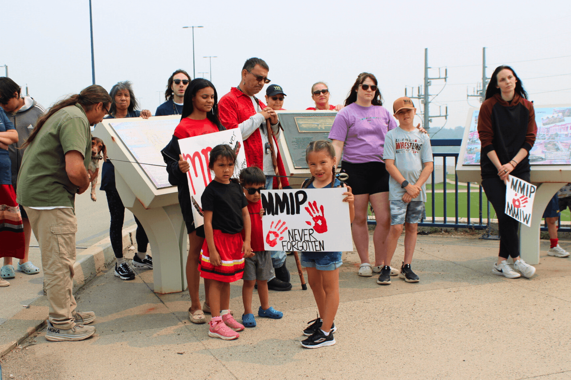 Community members of all ages attend the MMIP awareness event on May 31. / Photo credit: Castle Fox