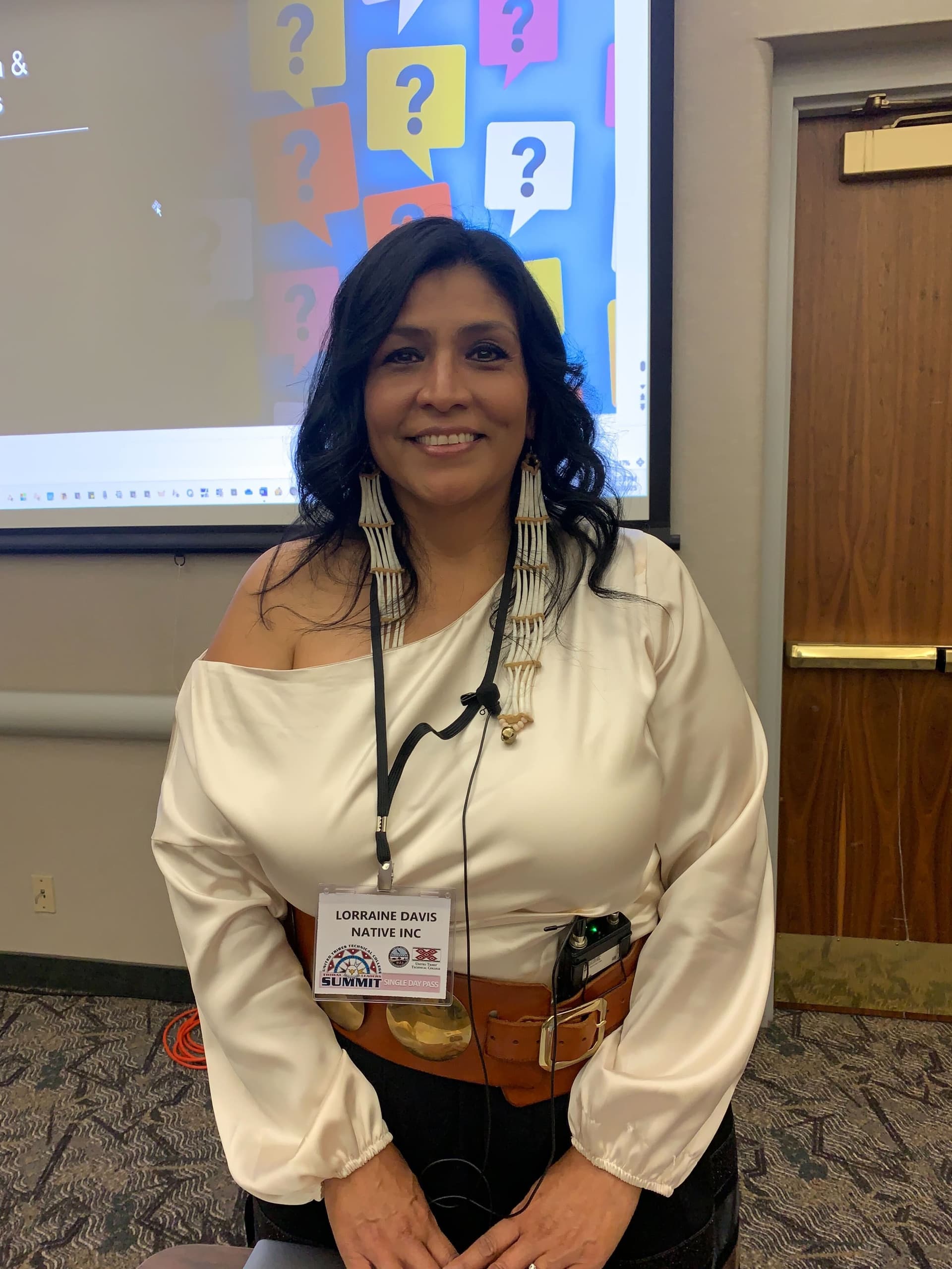 “We all have a fighting spirit within us,” Lorraine Davis, founder and CEO of Native Inc. and Native American Development Center said at the UTTC Tribal Summit. (Photo credit/ Jolan Kruse)