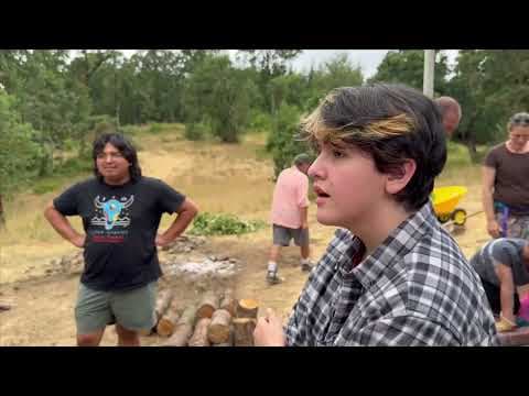 Native camas dig and bake