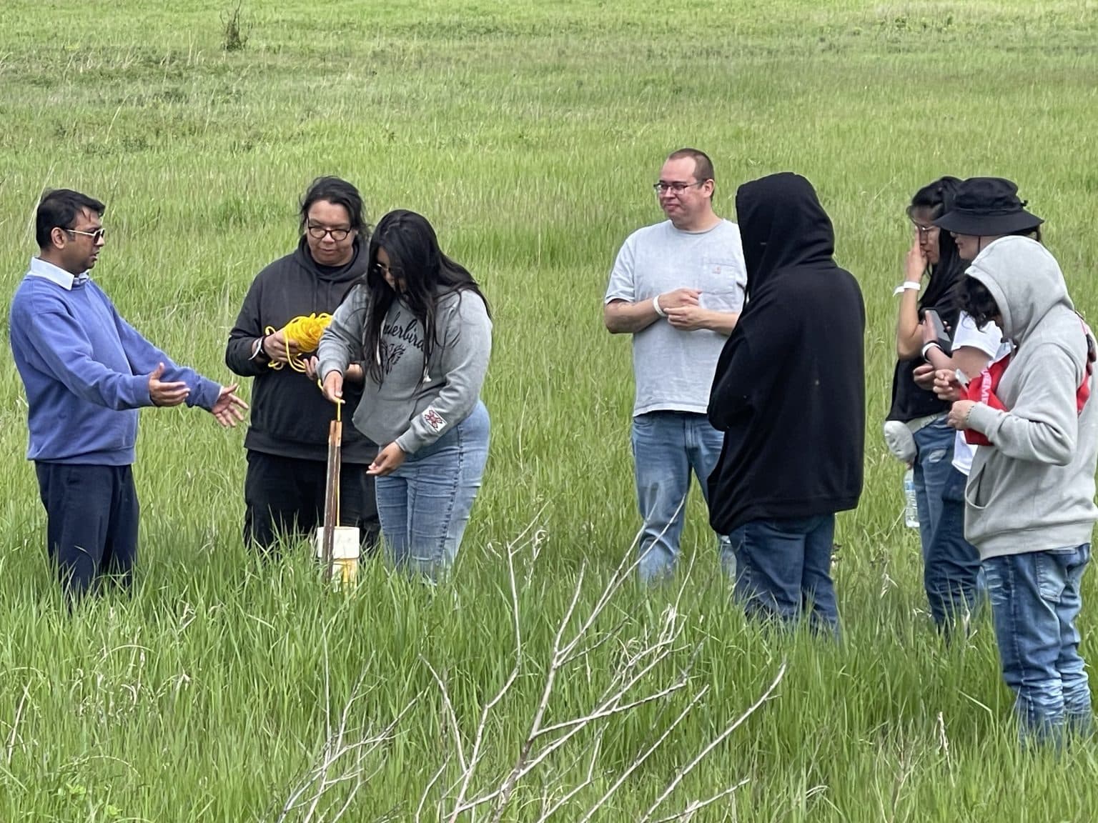 Throughout their time at ASPIRE Summer Academy, students immerse themselves in the depth of the engineering world. Pictured are students from the 2024 program who learned about how to find solutions to everyday problems.
