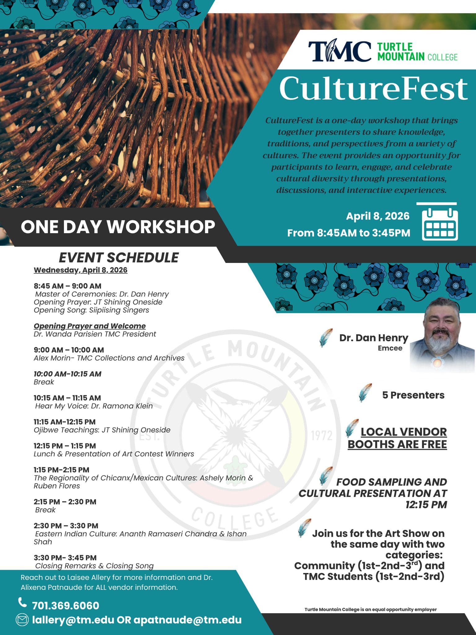 Turtle Mountain College to host upcoming CultureFest celebrating diversity