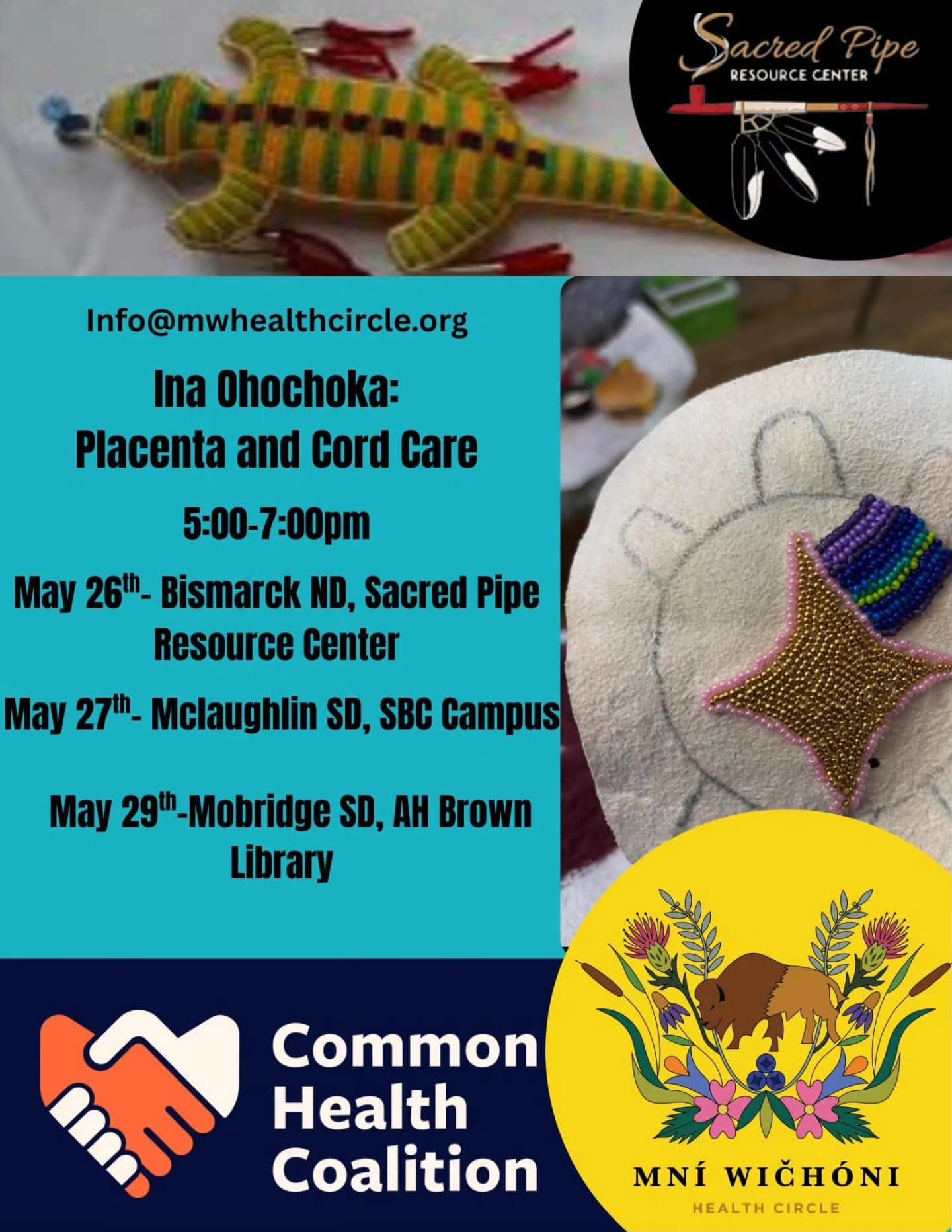 Placenta and cord care sessions planned in Bismarck, McLaughlin and Mobridge