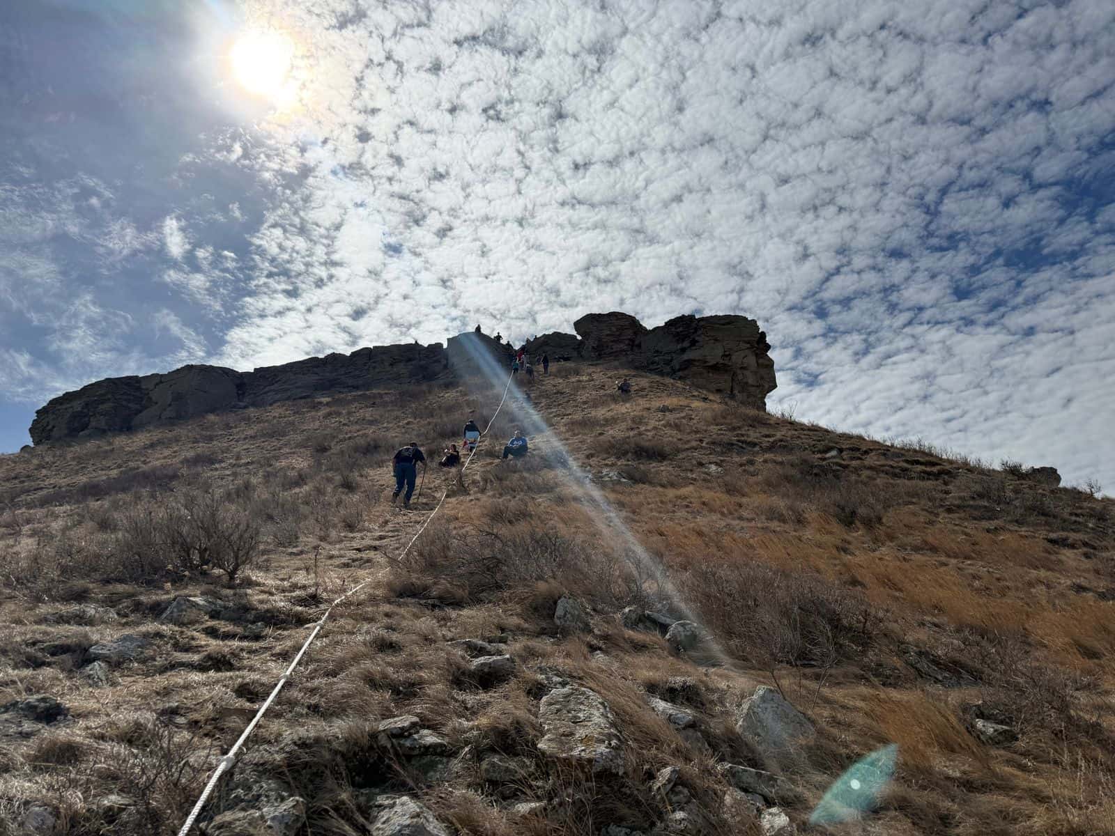 When a challenge lies ahead, sometimes the climb can appear daunting as in this assent up Thunder Butte, Cheyenne River Reservation. At the same time, it’s good to have help along the way.