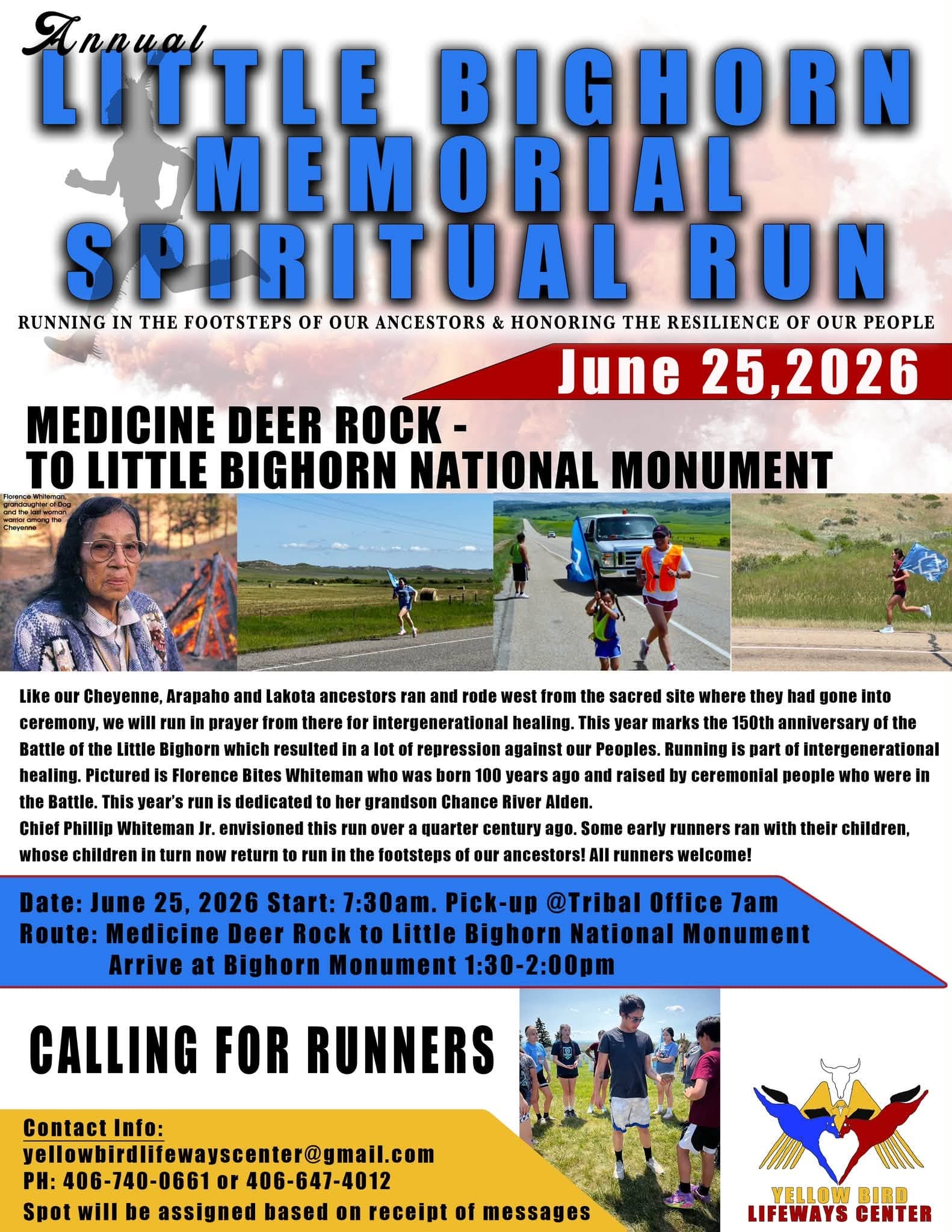 Annual spiritual run to honor Battle of the Little Bighorn legacy
